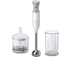 GTB® Staafmixer Set - Staafmixer Braun - Staafmixer met Hakmolen - Wit - 6cm x 40cm x 7cm