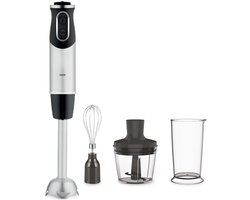 GTB® Staafmixer Set - Staafmixer Braun - Staafmixer met Hakmolen - Zwart - 40cm x 7cm x 7cm