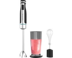 Handmixer met 1500W Vermogen, Extra Lange Splash Guard, 21 Snelheden en Turbo-functie