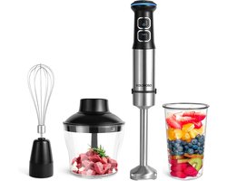 Krachtige 1500W Staafmixer met 21 Snelheden en Accessoires