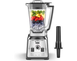 Krachtige Blender 2000W met 2L Grootte en 8 Snelheden voor Smoothies en IJs