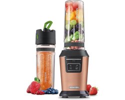 Krachtige Blender (800W) met Sportfles en Vacuümdeksel voor Smoothies