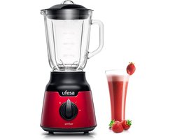 Krachtige Blender 900W met Glazen Kan (0.8L) - IJs Crusher & 2 Snelheden