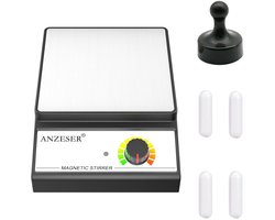 Magneetroerder met 4 roerstaven en roerplaat tot 3000 ml