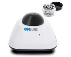 Mini Vortex Mixer met Touch-functie voor Laboratorium, Nagellak, Wimperlijm en Acrylverf - Stabiele Aluminium Gietijzeren Basis, 120 stuks 7/32 inch Mengballen