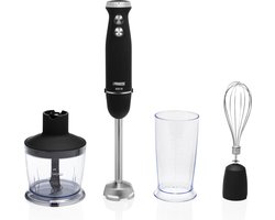 Princess 221220 Staafmixer - Hand blender - 800W - 4-in-1 Set- Inclusief hakmolen, garde en mengbeker
