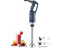 Professionele Staafmixer, 350W Vermogen - 40 Cm Lange Steel - Traploos Regelbaar - RVS Mes - voor Keukengebruik
