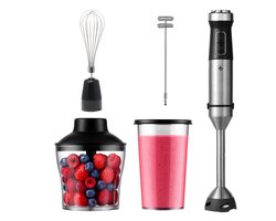 SEPH Staafmixer 5-in-1 Set – 1200W Staafmixer met Mixerstaaf, Hakmolen, Melkopschuimer, Garde & Maatbeker