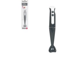 SILVERCREST® Staafmixer & Hakmolen – 350W – 2 Snelheden + Turbo – Afneembare Mengvoet – Ergonomisch Design – Grijs