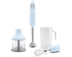 SMEG HBF03PBEU - Staafmixer - Pastelblauw - 700W - Met accessoires
