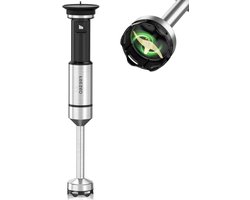 Staafmixer - Handmixer Blender - Keukenwerk - Krachtige 1000W Motor - 13D x 11B x 15H cm - Zwart