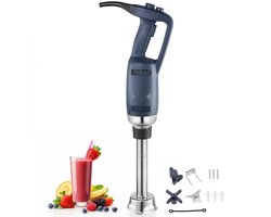 Staafmixer - Professionele Handblender - Vermogen 350 W - Staaflengte 25,4 cm - Variabele Snelheid - RVS Mes - Voor Soepen, Sauzen en Puree - Draagbaar