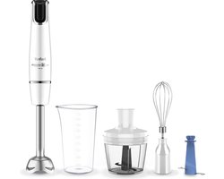 Tefal InfinyForce HB9441 - Staafmixer - Inclusief Mengbeker, Hakmolen, Garde en Ice-crusher - Ergonomische Snelheidsregeling - Geschikt voor Sauzen en Soepen - Wit - 1000W
