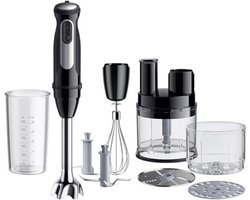 Thuys – Staafmixer Set – Staafmixer Braun – Met Hakmolen – 21cm x 7cm x 7cm – Zwart