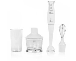 Tristar MX-4801 Staafmixer Set - Voor blenden, hakken en kloppen - Vaatwasserbestendig - Wit