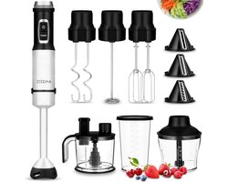 Zeegma Handy 7in1 Set – Staafmixer – 1500 Watt – Turbofunctie – Accessoires – Soepen & Smoothie Maker – Mixer – Blender