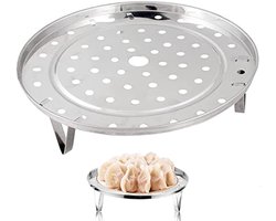 22cm Roestvrij Stalen Stomen Rack voor Efficiënt Koken en Bakken