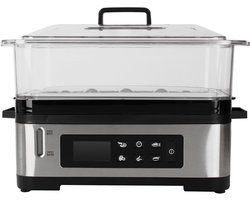 Aura® Stoomkoker - Stoomkokers - Stoompan - Zilver - 22 cm x 34 cm x 31 cm