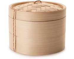 Bamboe Stoomkorf met Deksel voor Gezond Koken