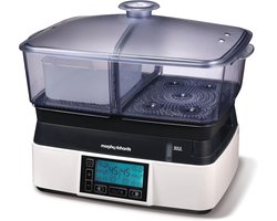 Compacte Stoompan 6 Liter met Digitaal Display en Intelligente Timer voor Perfect Garen