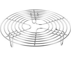 Duurzaam Stoomrek RVS voor Snelkookpan - 20 x 4 cm