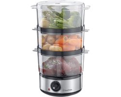 Elektrische voedselstomer met 3 niveaus en 7 liter capaciteit - Gezond eten bereiden