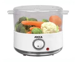 Enkilight- Stoomkoker- Stoommandje- Stoofpan- Stoompannen- Stoompan electrisch- Elektrische stoompan- Stomer- Stoomkoker electrisch- Stoofpan electrisch met snoer- stoom pan electrisch- Wit- Gezonde stoommaaltijd maken- 2 Lagen