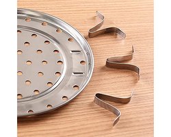 Groentestomer met Stoominzet - Roestvrij Stalen Stoompan 20/24/26 cm - Keuken Accessoire voor Thuis en Restaurant