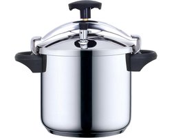 Grote Snelkookpan 10 Liter met Stoommand - Geschikt voor Inductie