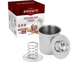 Hamkoker 0,8 kg voor het bereiden van gezonde ham en vegan gerechten