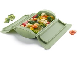 Lékué Stoomkoker - geschikt voor 2 personen - Green