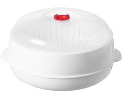 Magnetron Stoomkoker voor Groenten en Levensmiddelen - Keukengerei voor Snel en Gezond Koken