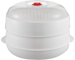 Magnetron Stoompan - Kookplateauset Keuken - Snelle Maaltijd Bereiding - Verstelbaar Deksel - Niet gespecificeerd - Meerkleurig