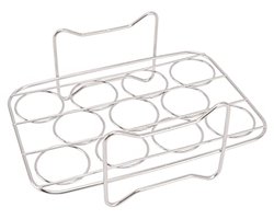 Multifunctioneel Eierstoomrek van Roestvrij Staal voor Snel Koken van Eieren