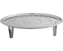 Multifunctioneel Roestvrijstalen Stoomrek 26CM voor Koken en Stomen