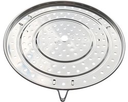 Multifunctioneel Stoomrek 30 cm - Roestvrij Staal voor Pannen en Stoomgerechten