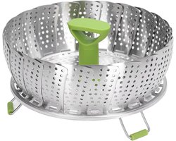 Multifunctionele Opvouwbare Stoommand voor Groenten en Zeevruchten