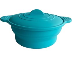 Opvouwbare Siliconen Stoompan voor Oven en Magnetron - 1200ml