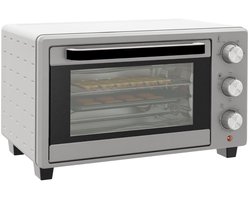 REN® Stoomoven - Stoomkoker - Stomen Zwart - Zilver - 46cm x 39cm x 29cm
