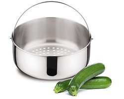 Roestvrij stalen stoommand voor snelkookpannen 5L - Ø 18 cm