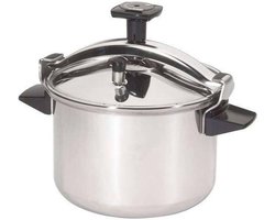 Roestvrijstalen snelkookpan 6 L met veiligheidssysteem