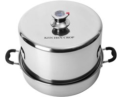 Roestvrijstalen stoom canner voor snel en veilig inmaken