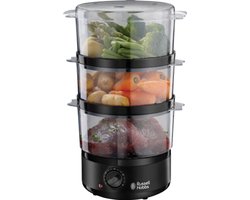 Russell Hobbs Kitchen Collection Compact Matte Black Stoomkoker - 26530-56