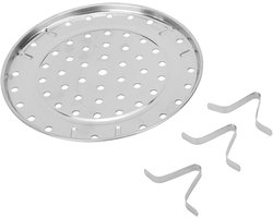 RVS Stoomrek met Stoommandje 20cm voor Kookpan en Instant Pot