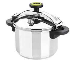 Snelkookpan 6 liter roestvrij staal