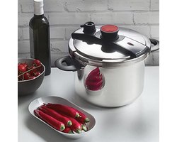Snelkookpan roestvrij staal 6 liter voor inductie