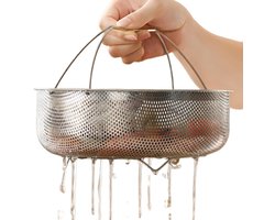 Steam Baskets For Cooking - Reticulated Cooking Accessories With Handle | Deployable Stainless Steel Steam Plate For Pans - Home Student Room Apartment Daily Meal Preparation Diet Planning