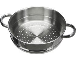 Stoominzet voor Kookpannen 24 cm van Roestvrij Staal - Geschikt voor Gezond Koken