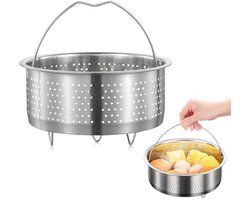 Stoominzet voor Pan 20 cm - Roestvrij Staal Zeef voor Groenten en Eieren