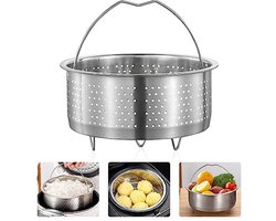Stoominzet voor Stoompan - Roestvrij Staal 18 cm - Perfect voor Groenten en Rijst